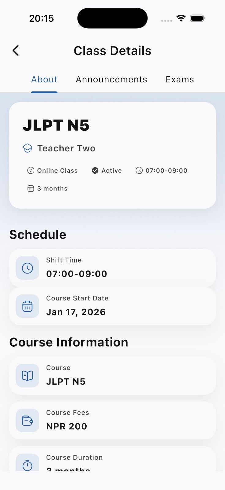 EduPartner Hub Mobile Features